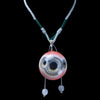 LKbird - Blue/Gray multi pupil "The Oracle" Eye pendant