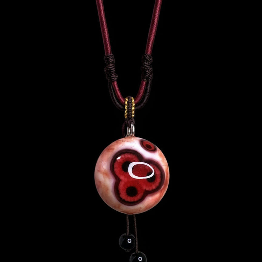 LKbird - Red Multi Pupil Eyeball Pendant