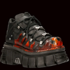 New Rock - Ember Flame Ankle Boot