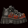 New Rock - Ember Flame Ankle Boot