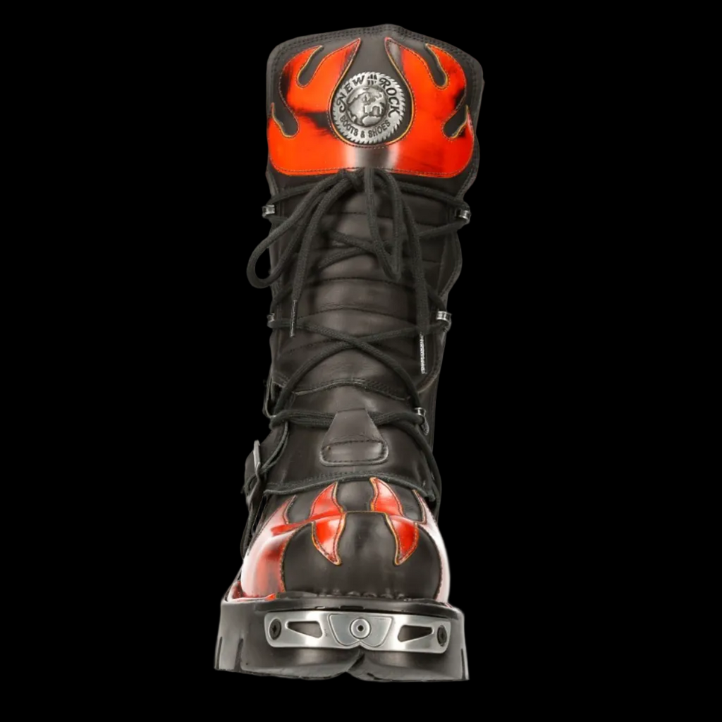New Rock - Inferno Flame Boot at FashioNation | Vixens and Angels