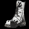 New Rock - Negative Flame Leather Boot