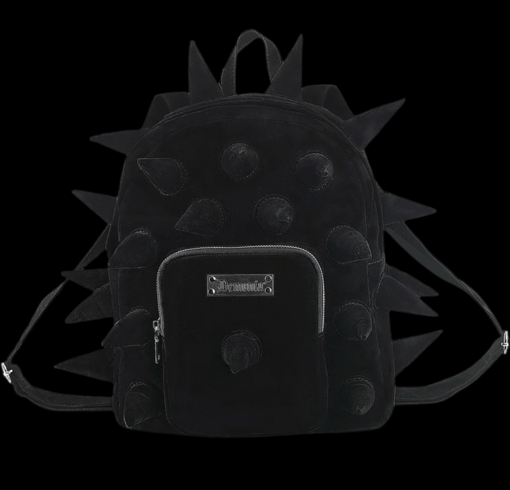 Demonia -  Black Spikey Backpack