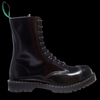 Solovair - 11 Eyelet Black Steel Toe Cap Derby Boot