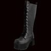 TUK - Distressed Knee-High Nosebleed Boot