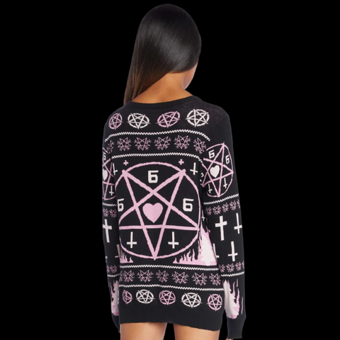 Too Fast - Pink 666mas Christmas Sweater