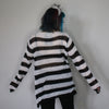 Vampire Freaks - Distressed Striped Sweater