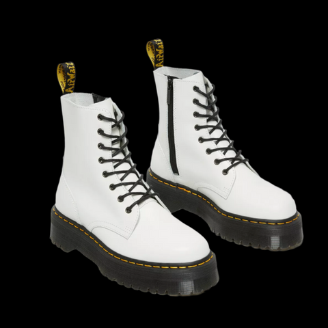 Dr Martens - 8 Eyelet Jadon White Boot