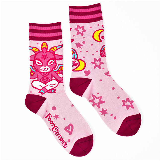 Foot Clothes - Cute Baphomet Goat Socks