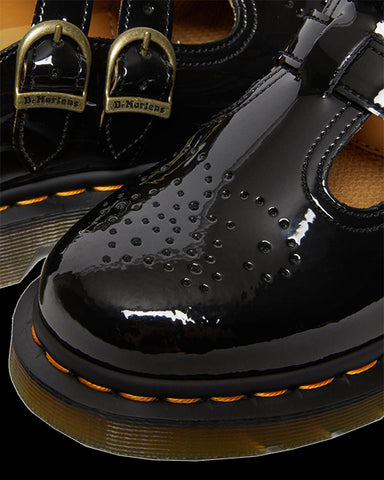 Dr Martens - Black Patent 2 Strap Mary Jane