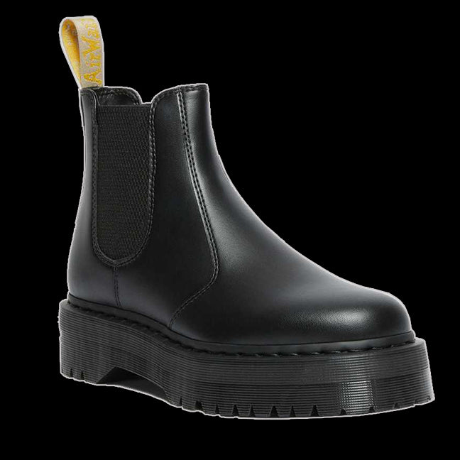 Dr Martens Vegan Black Mono Chelsea Quad | Vixens and Angels