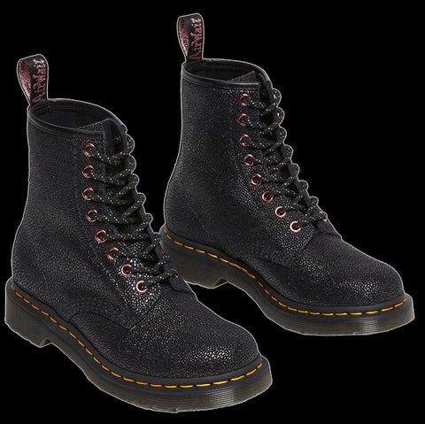 Dr Martens - 1460 Black Bejewelled Leather Boots