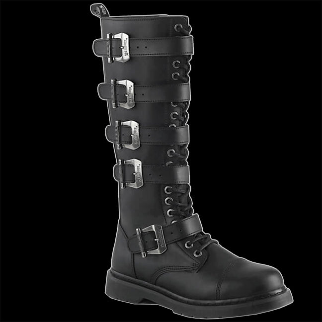 Demonia - BOLT-425 Unisex Combat Boots : Vegan (SKU): BOLT425/BVL