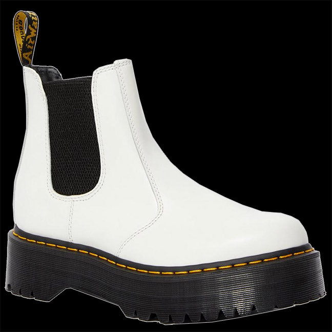 How to Wear Dr. Martens 2976 White Platform Chelsea Boots