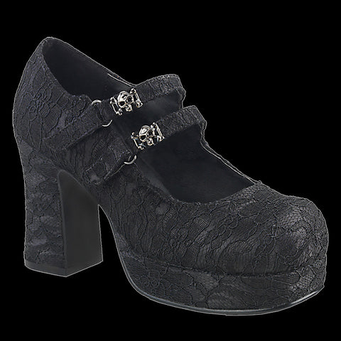 Demonia - Lace Gothika Heels