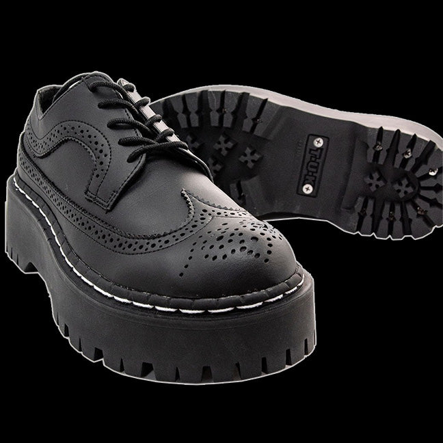 TUK - Double Decker Black Wingtip