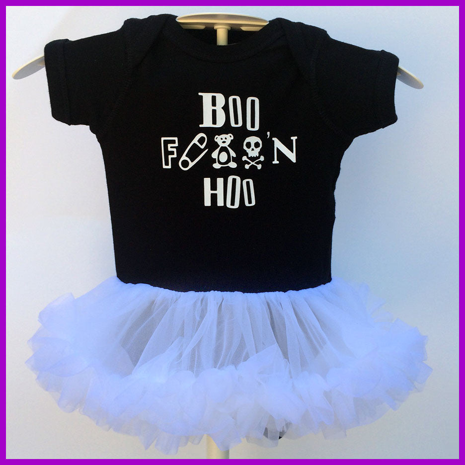 Babysitter's Nightmare - Black Boo F'n Hoo Tutu Dress