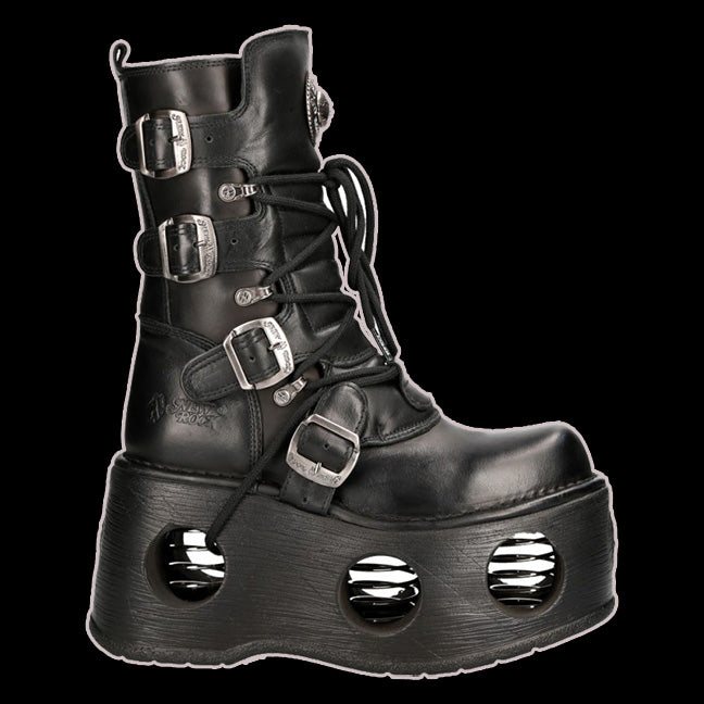 New Rock ReCoil 4 Buckle Spring Boot SKU M  S2 FashioNation