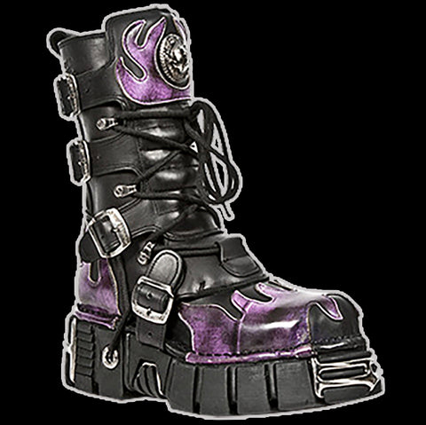 New Rock - Afterburn Flame Boot