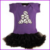Babysitter's Nightmare - Purple Pile O' Skulls Tutu Dress