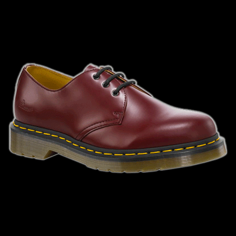 Dr Martens - 3 Eyelet Cherry Red Shoe