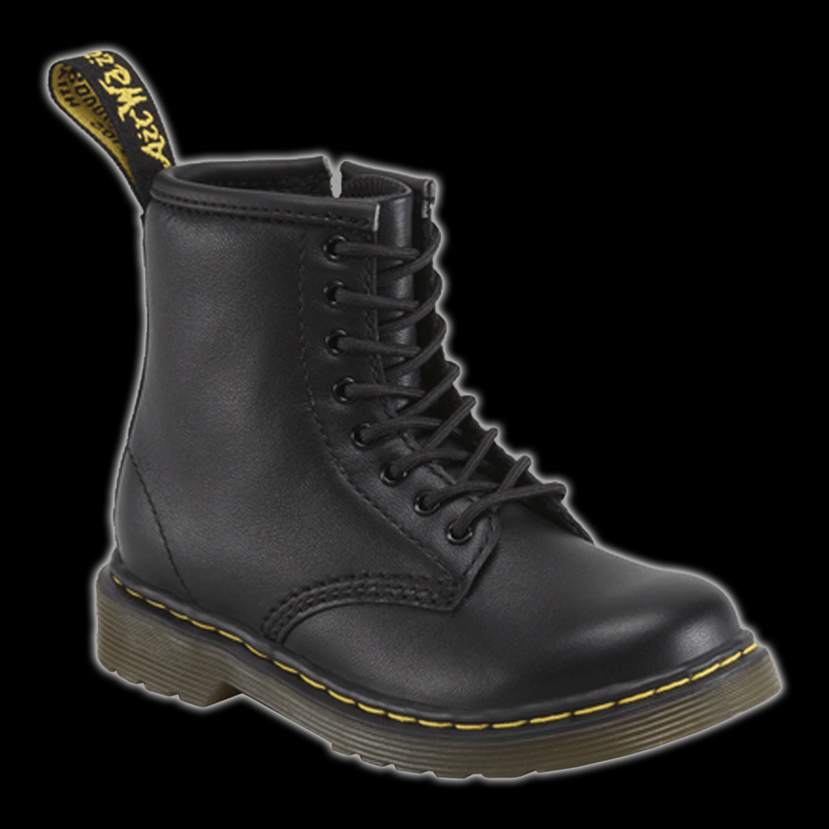 kids dr martens black