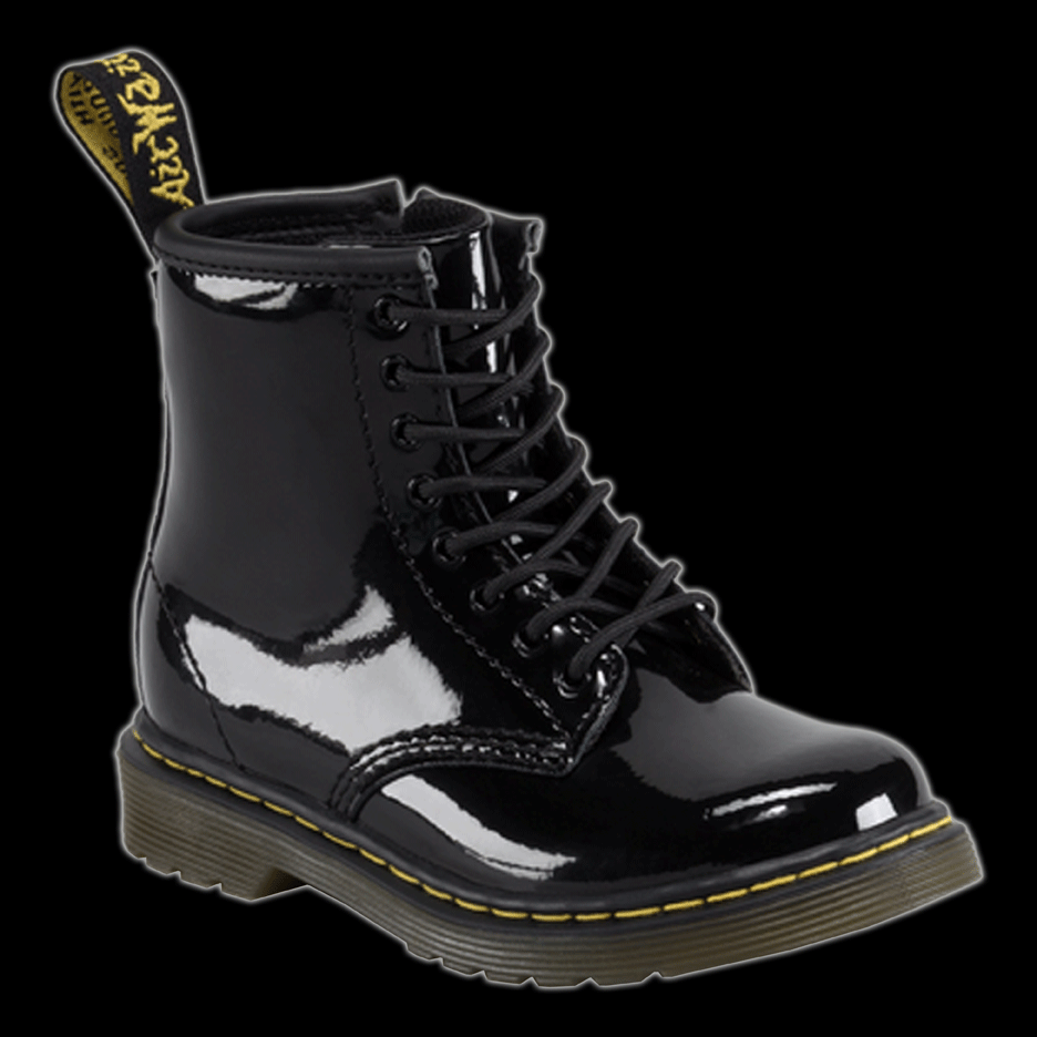 kids dr martens black