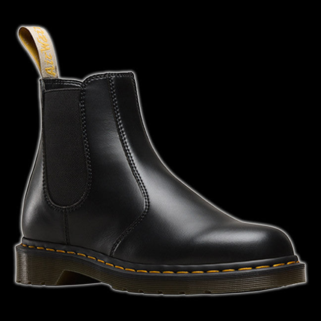 Dr Martens 2976 Certified Vegan Black Felix Rub Off Chelsea Boot