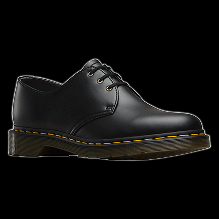 Dr Martens - 3 Eyelet Black Vegan Shoe