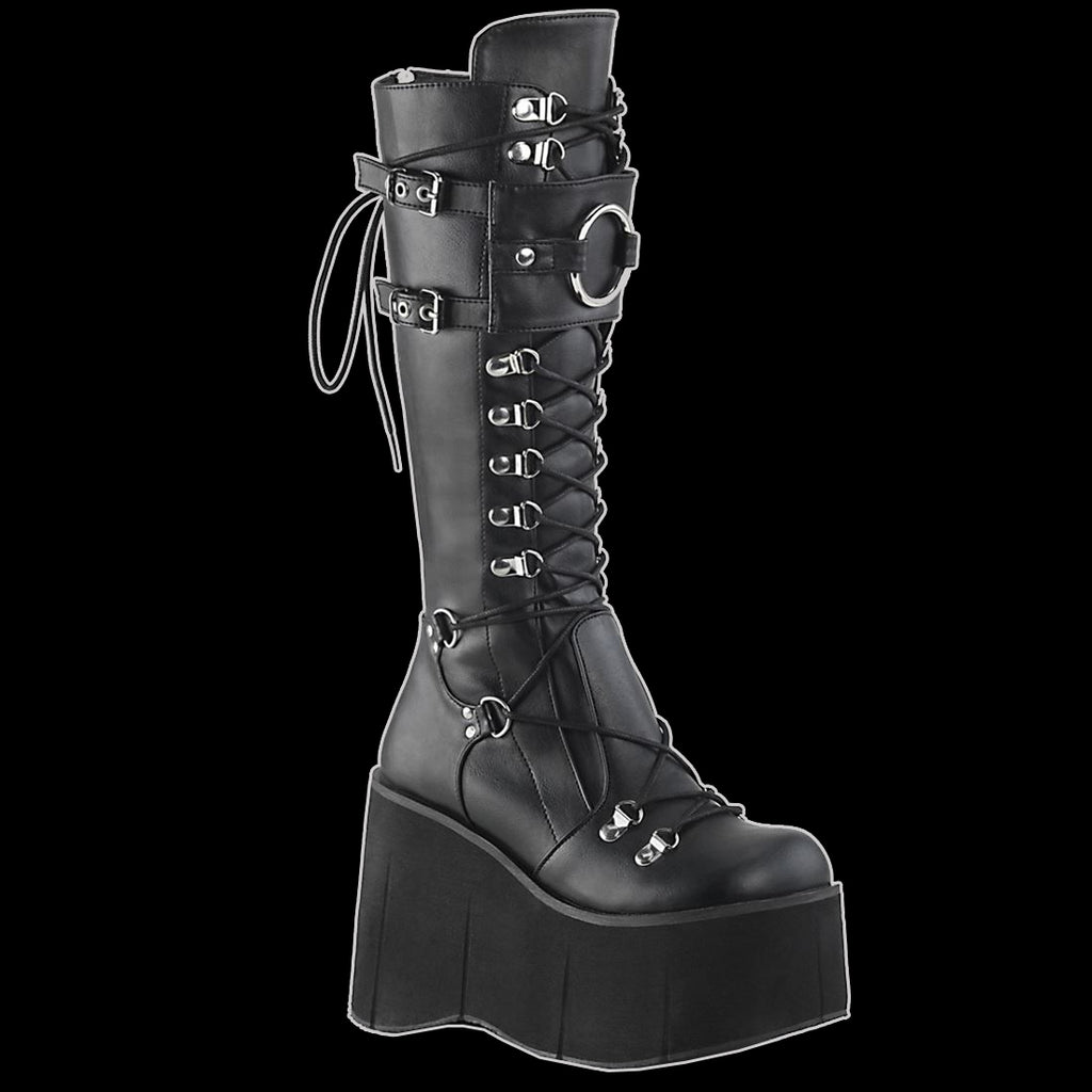 Demonia - Kera 200 Black Vegan leather