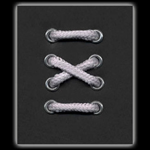 14-20 Eyelet Light Grey Round Laces (254 cm / 100 in)