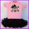 Babysitter's Nightmare - Pink Skully & Bow Tutu Dress