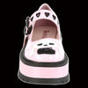 Demonia - Pink Slacker MJ Platform Shoe
