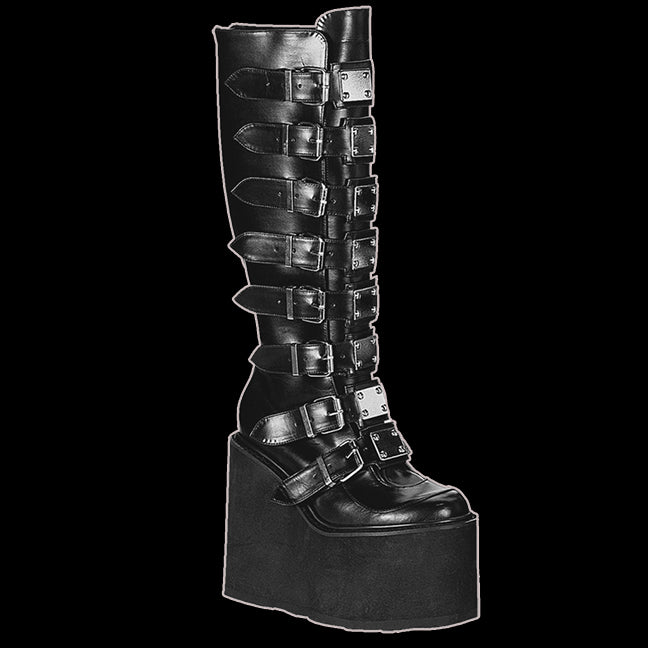 Demonia - SWING-815 BLACK VEGAN LEATHER SKU number: SWI815/B