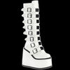 Demonia - SWING-815 WHITE VEGAN LEATHER